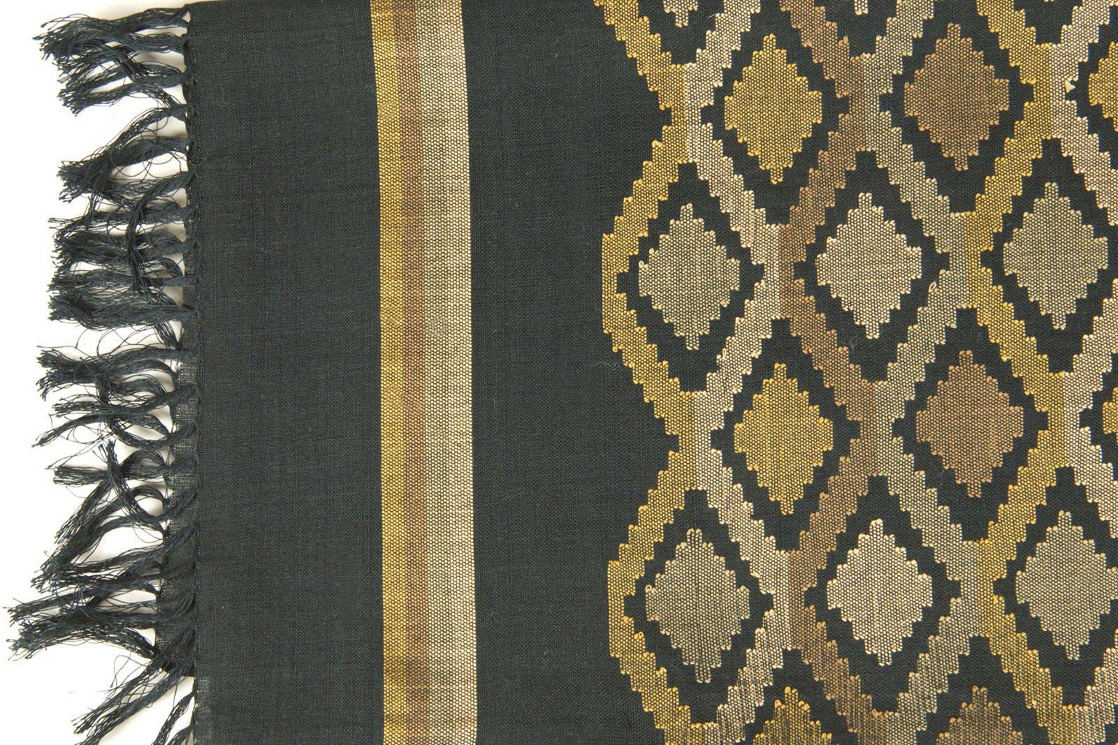 Didi Bahini Fair Trade - Wholesale Scarf - Women's - Desert Sand Dhaka Scarf2