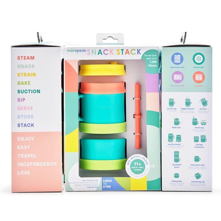 morepeas - Wholesale Feeding Set - Baby - Snack Stack Gift Set4
