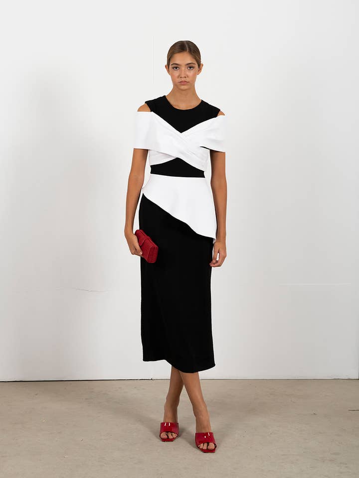 Emilie Zwarte Jurk voor wholesale door Strena (C.C. Ramos S.L.U.)