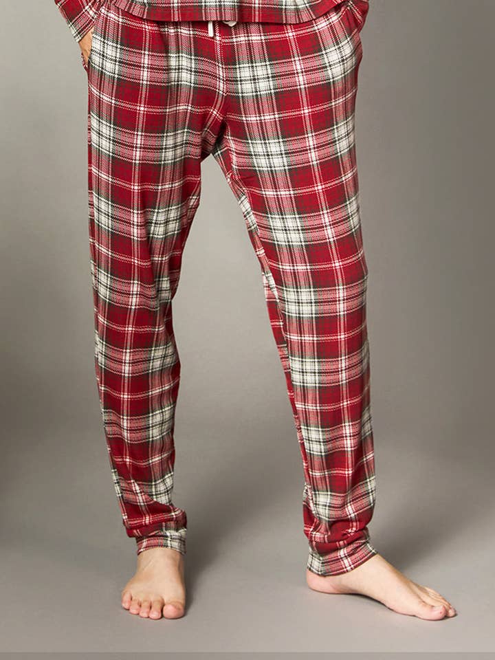 Pantalón lounge unisex | Plaid clásico para venta al por mayor de Rosewood the label