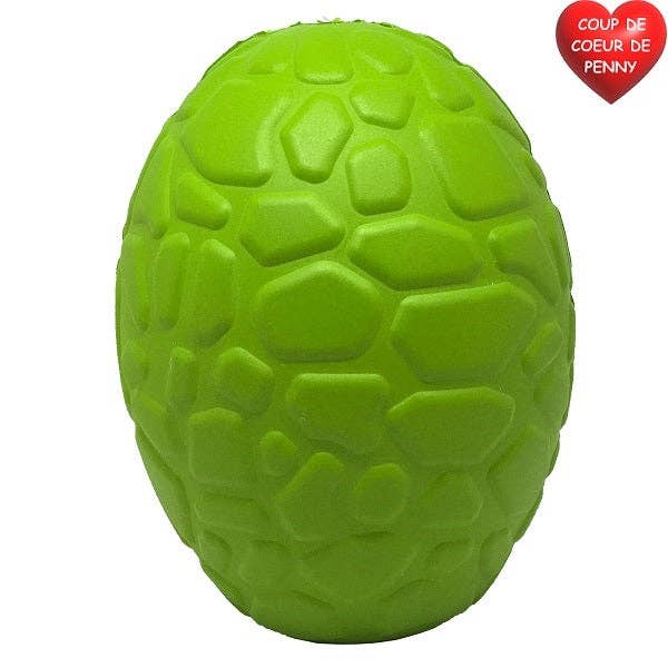 SodaPup Large Green Dinosaur Egg for wholesale by La boite à Penny