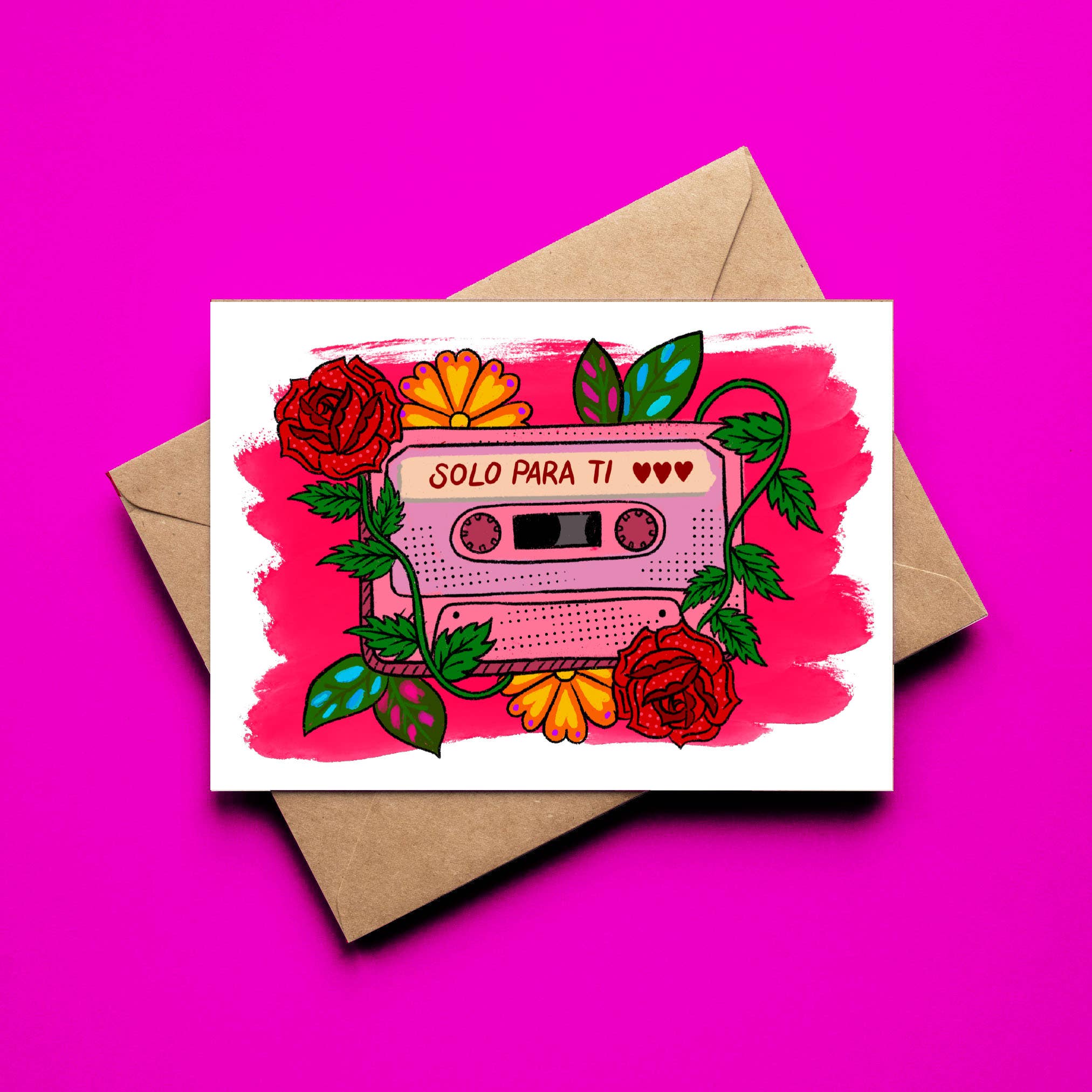 Pokidi Lab by Blanca Creative - Wholesale Love Card - Solo Para Ti / Just for You Card