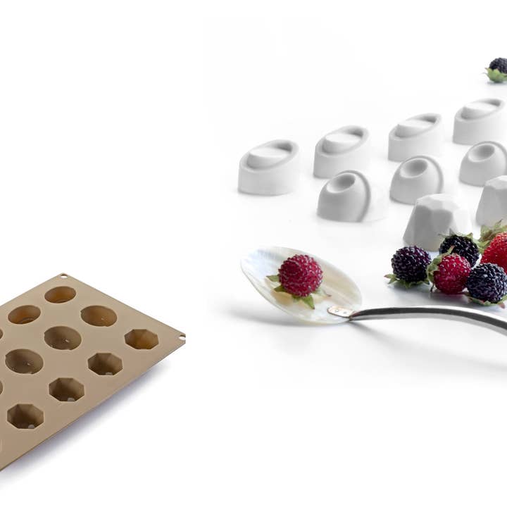 Ibili – Forma de chocolate/doces por atacado – IBILI - Molde Panna cotta
