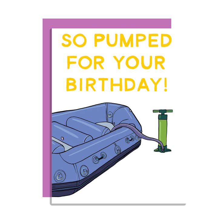 So Pumped Card for wholesale by Wild Lettie