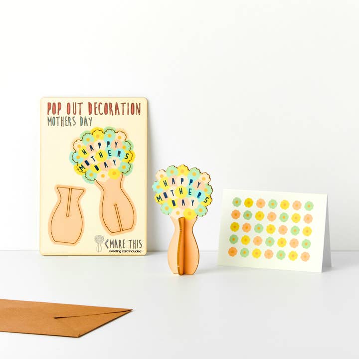 Pop Out Happy Mother's Day Flowers Card for wholesale by The Pop Out Card Company