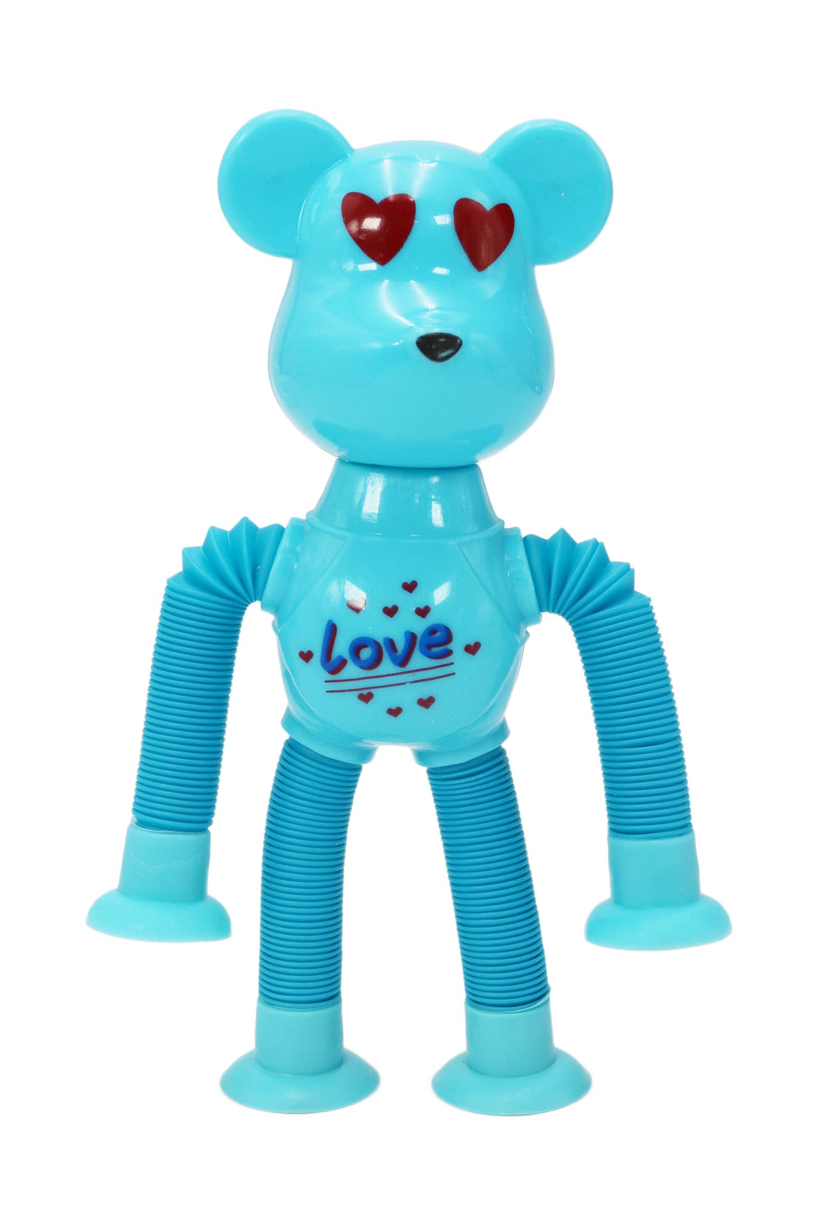 Cap Zone - Wholesale Fidget Toy - Kids - Bear Suction Cup Telescopic Tube LED Fidget Toy4