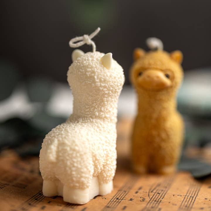 MySunshineCandless - Wholesale Novelty Candle - Cute Alpaca Candle/Colorful Lama Candles/Baby Shower Favors/Lama Candle /Scented Lama Candle4