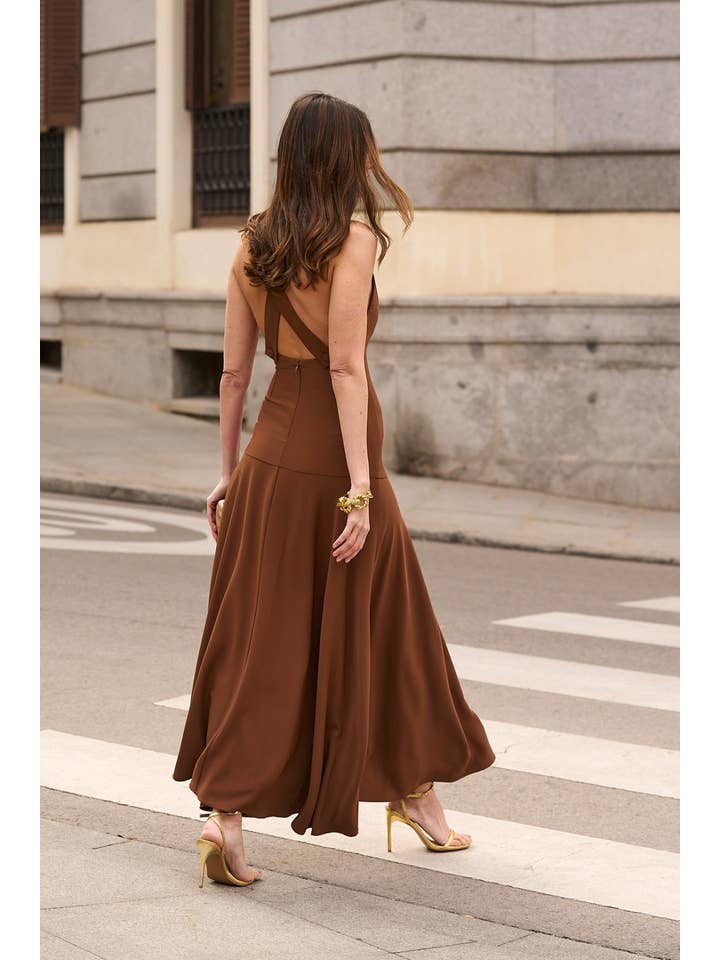 Bruna - Wholesale Dress - Women's - Jasmina Choco Dress · Allure ·