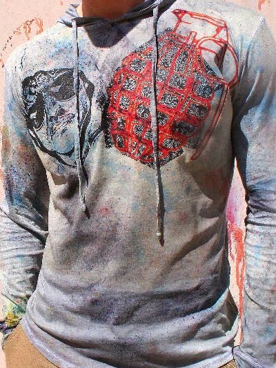 Uni Boom Eco-Heather Hoodie for wholesale by Tristan and Hannah