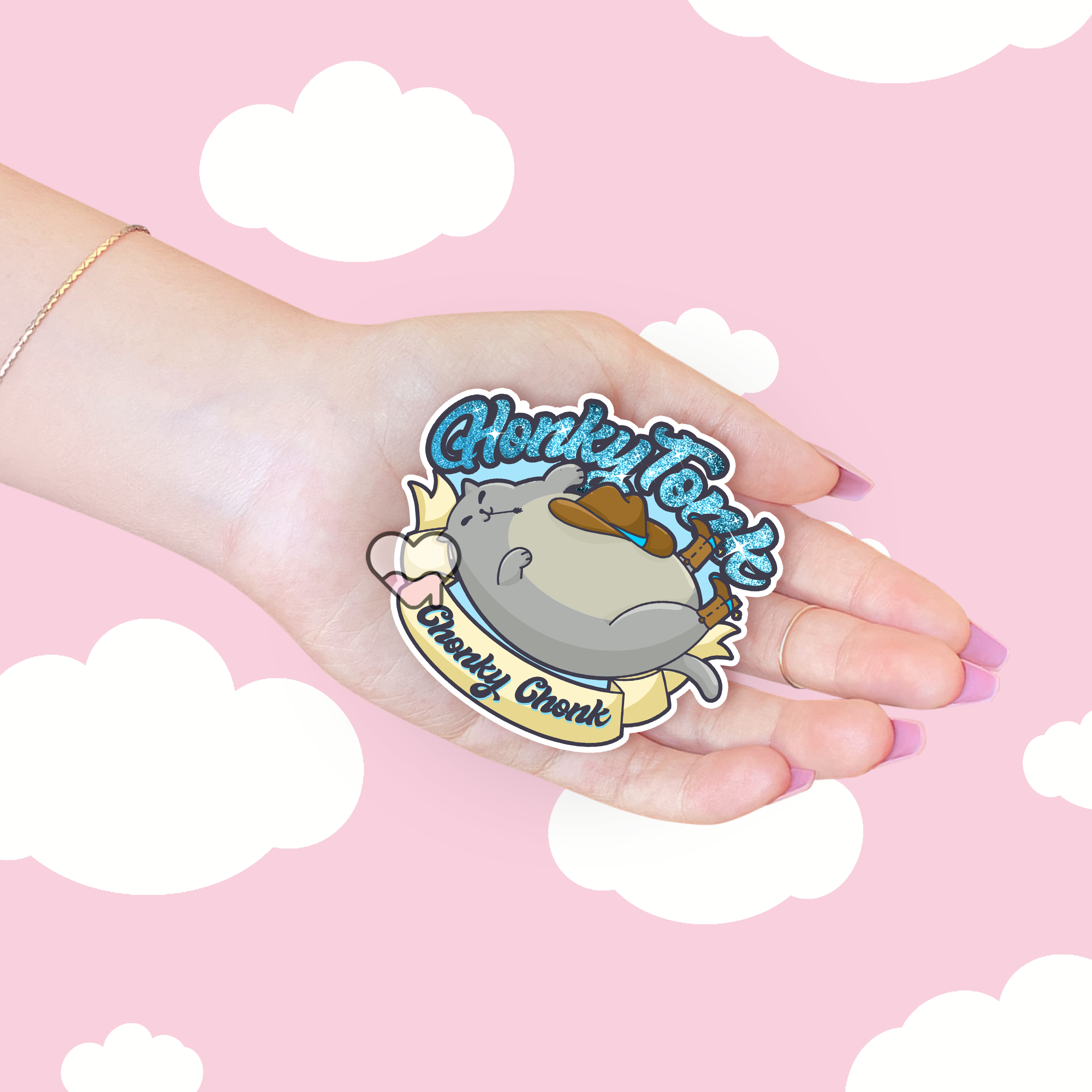 Lil Charmery - Wholesale Sticker - Honky Tonk Chonky Chonk Sticker3