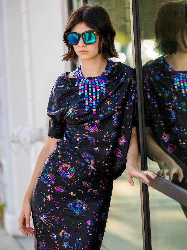 Jennafer Grace - Wholesale Dress - Women's - Celestia Rainbow Angle Dress