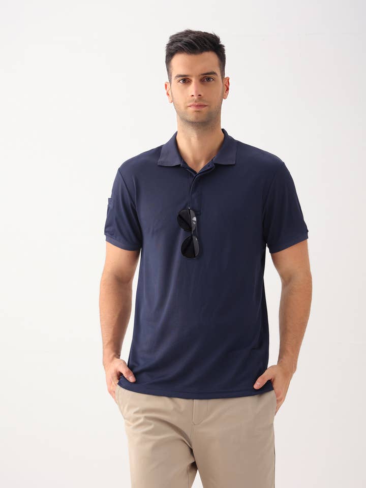 LeeHanTon Men's Waffit Series Polo for wholesale by LeeHanTon