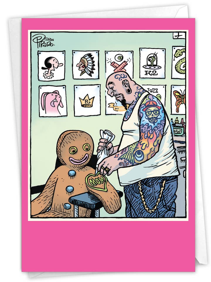 Muttertagskarte - Mama Tattoo für den Großhandel von NobleWorks