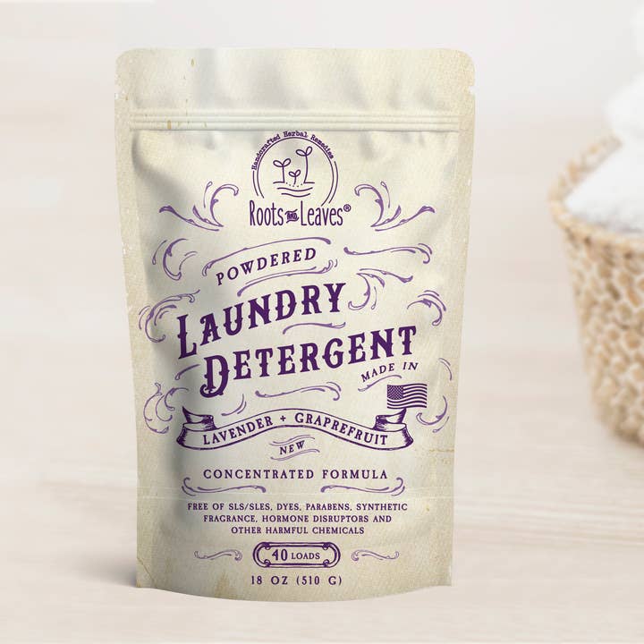 Roots And Leaves - Wholesale Laundry Detergent Powder/Pods - Powdered Laundry Detergent 18 oz (40 loads)2