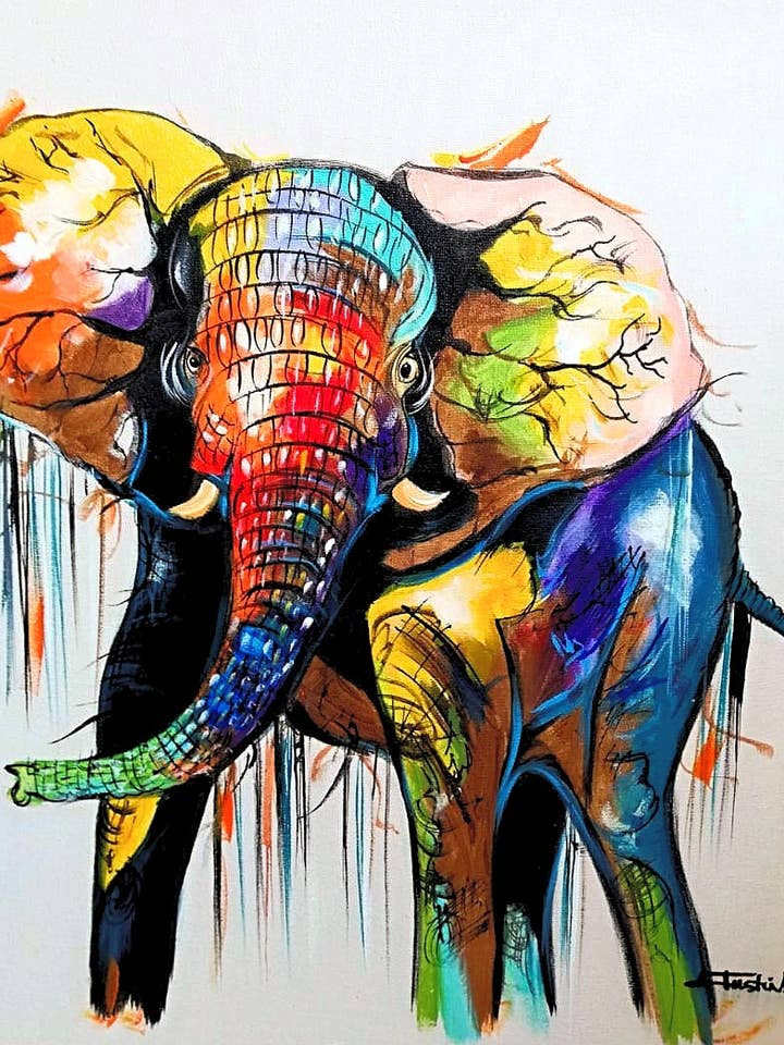 ÉLÉPHANT 4 pour la vente par Curated Art