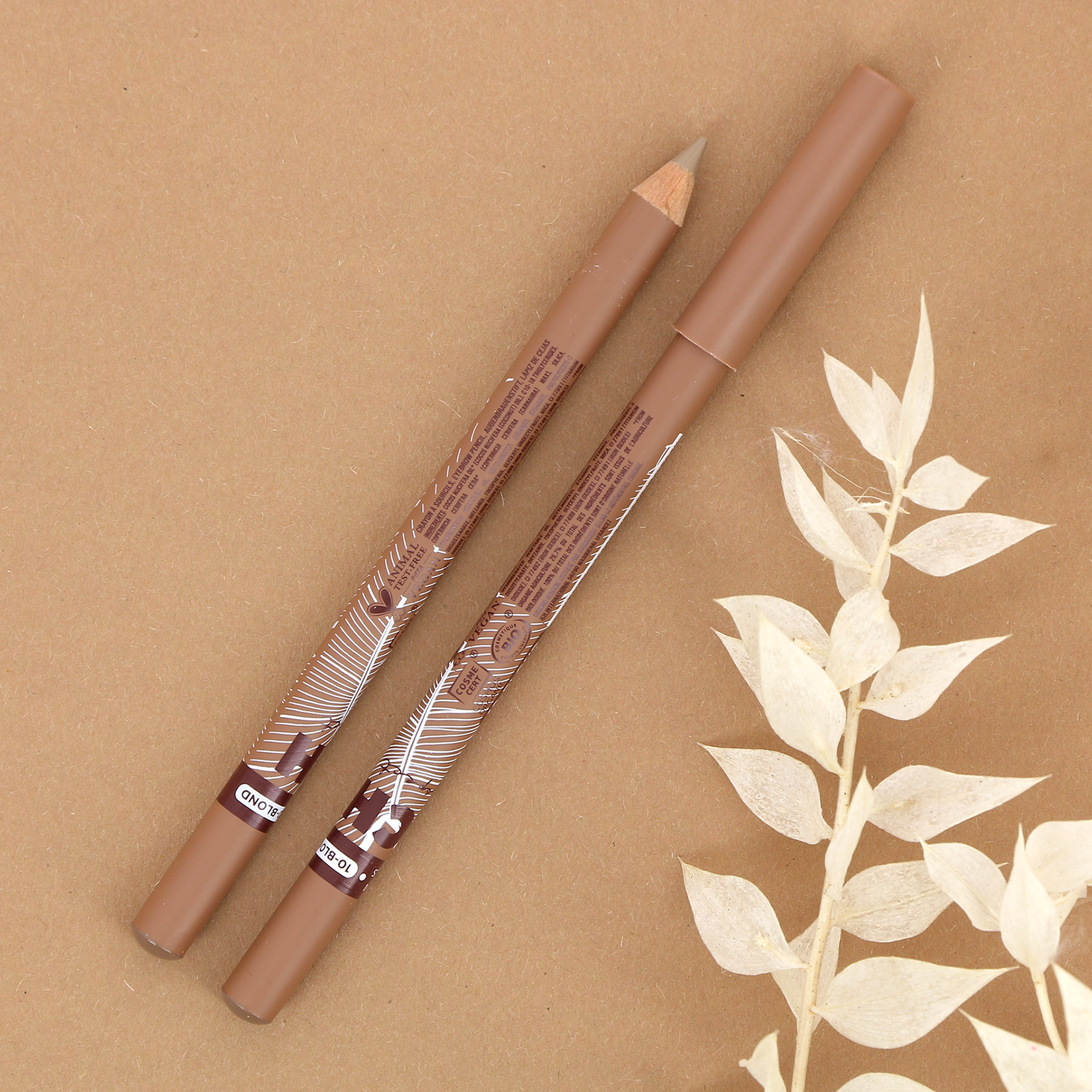JCH Respect - Wholesale Eyebrow Pencil/Filler - Certified organic and vegan eyebrow pencil in blond shade - 11g2