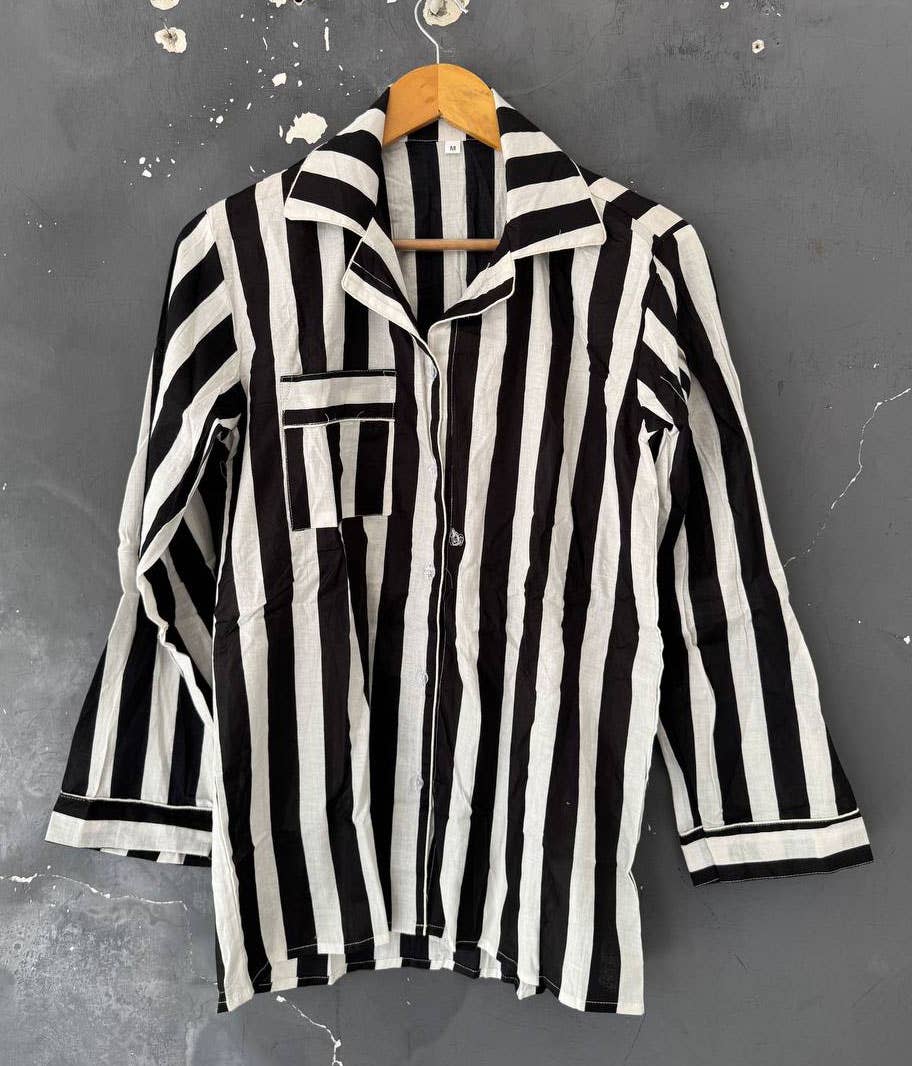 GYPSY STUDIO – Großhandel Schlafanzug-Set – Damen – Modisches Damen-Pyjama-Set aus Baumwolle für den Sommer2