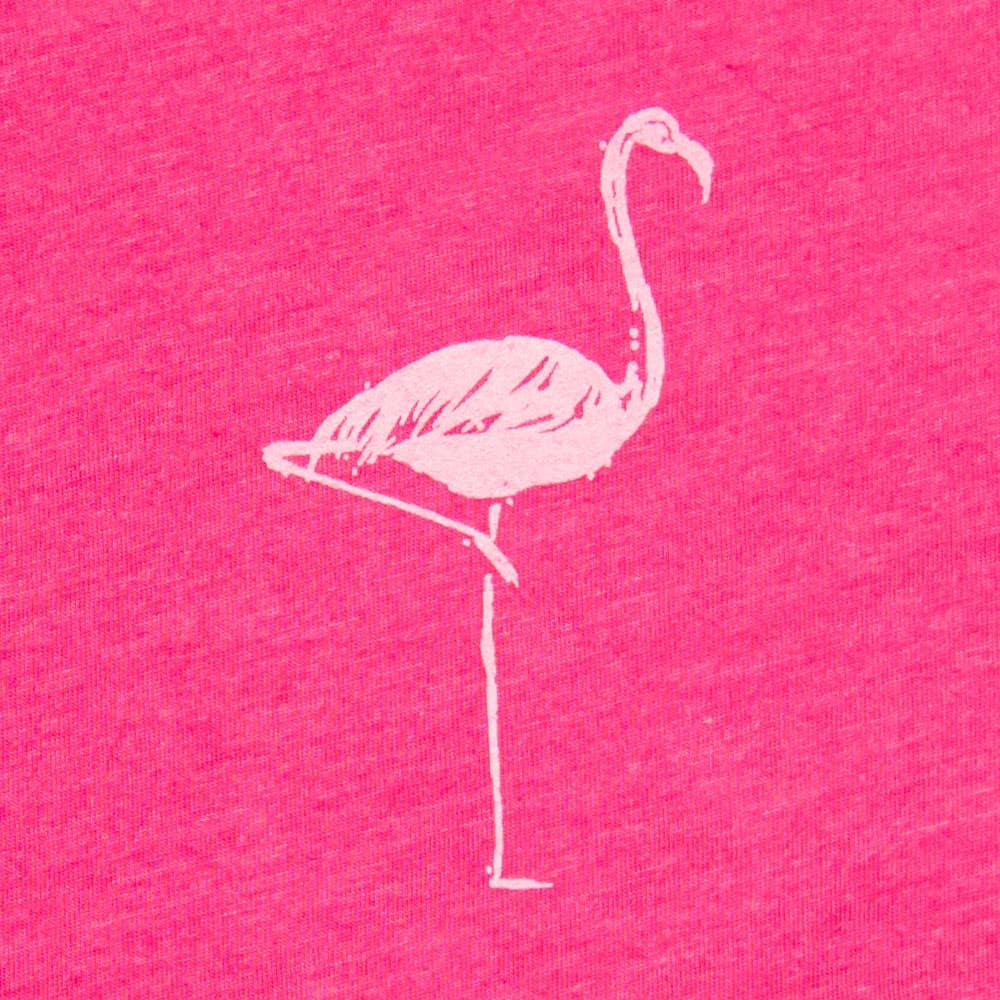 Cinder + Salt – wholesale Screen-printed t-shirt – Kids – Girls Flamingo Tee2