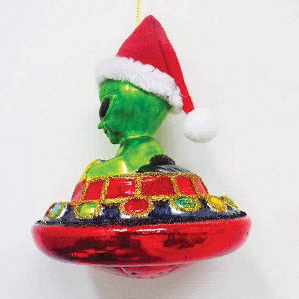 OrnamentallyYou - Wholesale Ornament - Alien and UFO Glass Christmas Ornament3