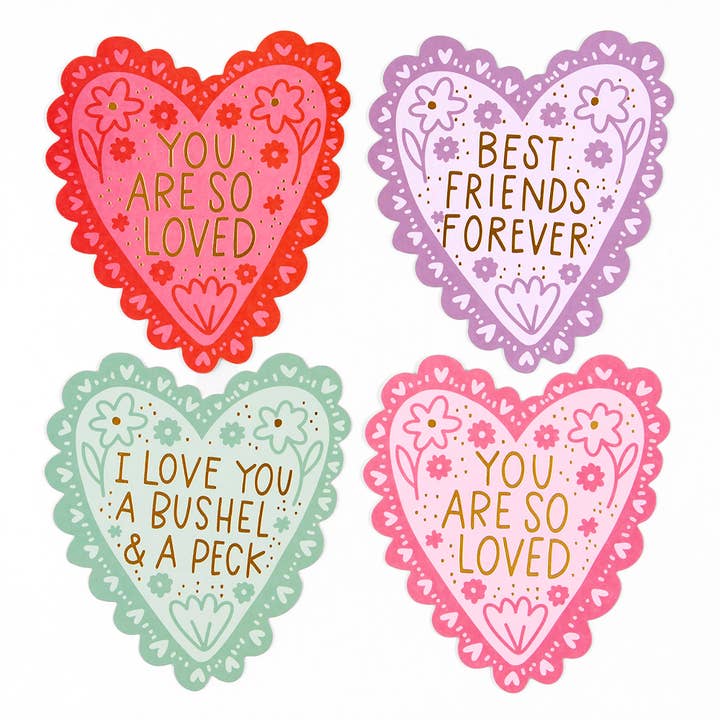 Pippi Post - Wholesale Valentine's Day Card - Hearts Specialty Greeting Cards Boxed Set1
