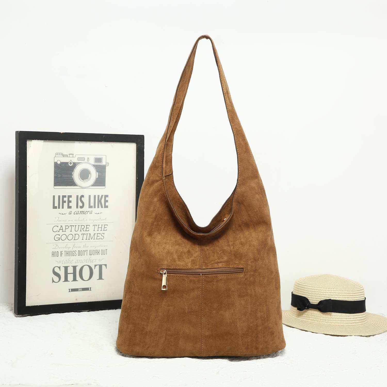 House of Milano - Venta al por mayor Bolso con correa - Mujer - Bolso de Gamuza Vegana 254556