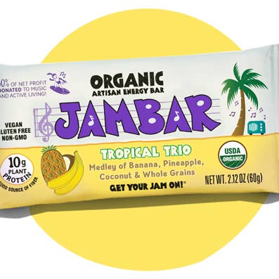 JAMBAR - Wholesale Snack Bar - JAMBAR Organic Energy Bar Tropical Trio