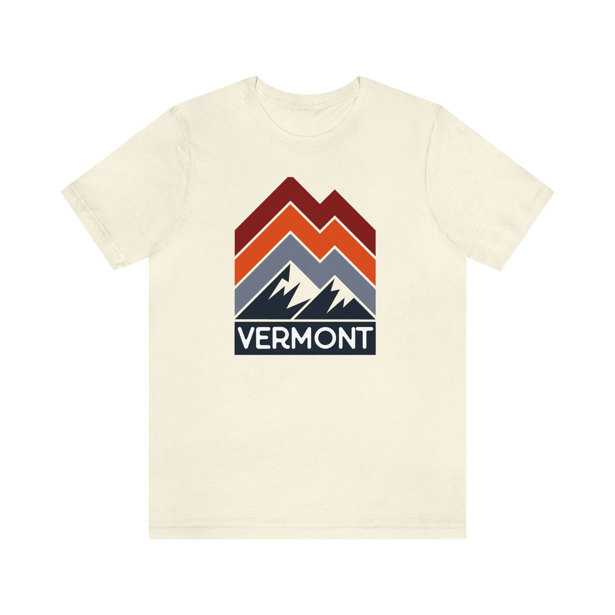 Hey Mountains - Wholesale Screen Printed T-Shirt - Unisex - Vermont T-Shirt - Retro Mountain Unisex Vermont Shirt3
