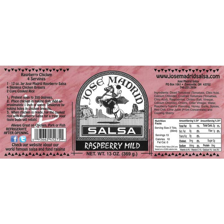 Jose Madrid Salsa - Venta al por mayor Salsa - Frambuesa suave1