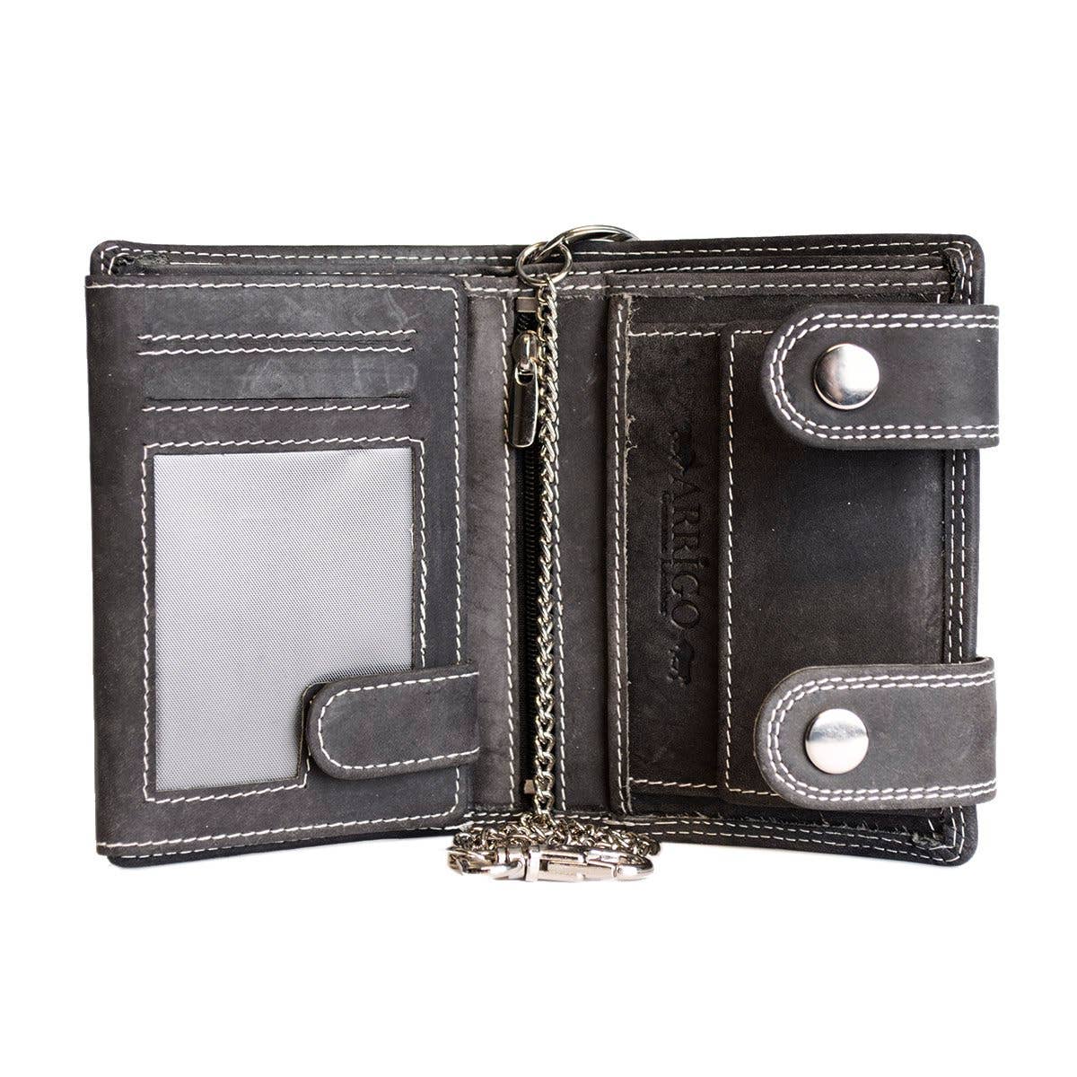 Arrigo – wholesale Wallet – Unisex – Women's Wallet Or Men's Wallet Leather With Chain7