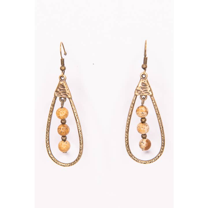 Dylan Designs - Wholesale Dangle Earrings - Sherri Earrings in Jasper1