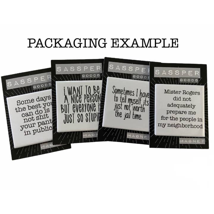 Sassper Goods - Wholesale Magnet - Custom Magnet Your City & Your State Custom State Magnet IA1