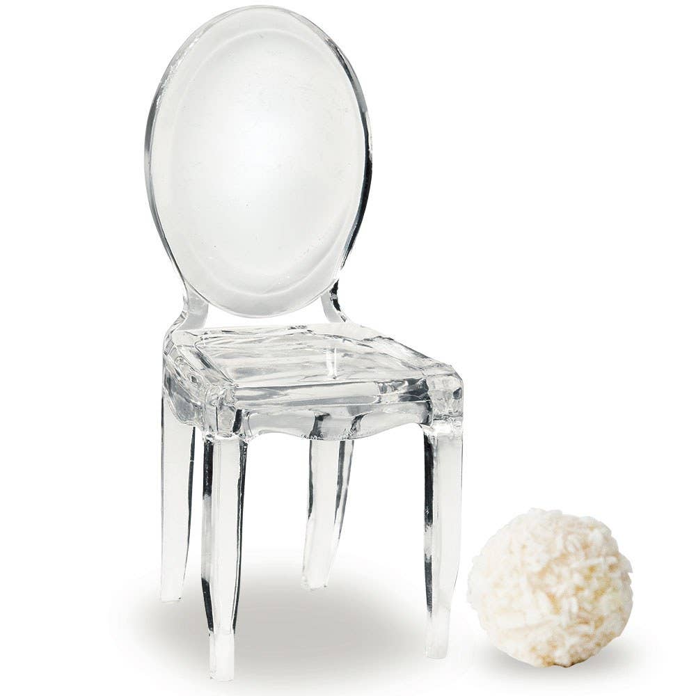 Weddingstar Inc. - Wholesale Decorative Tabletop Object - Miniature Clear Acrylic Phantom Chairs (8)0