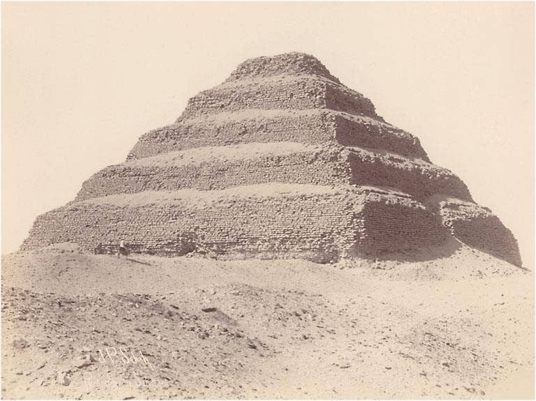 Found Image Press – Engroshandel Klistermærke – Sticker EG-125 Trinpyramiden i Zoser0