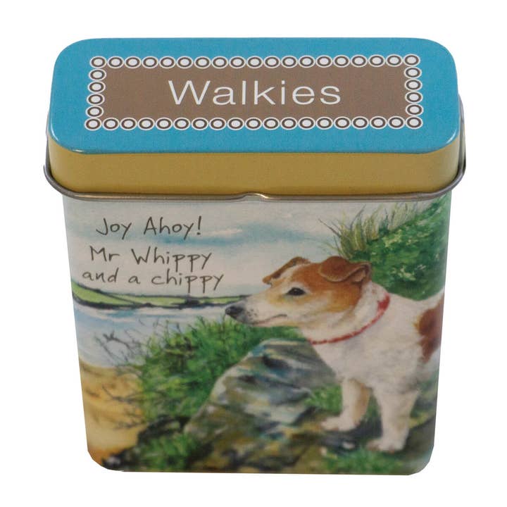 The Little Dog Laughed - Wholesale Pet Treat Pouch - Cat/Dog - Jack Russell Walkies Treat Tin3