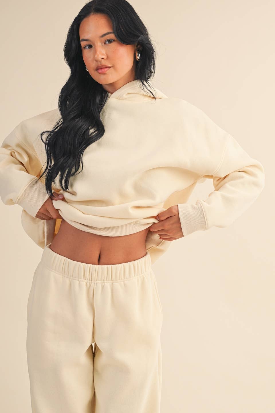 KIMBERLY C – Engroshandel Hoodie – Kvinder – Cozy Fleece oversize pullover hættetrøje39