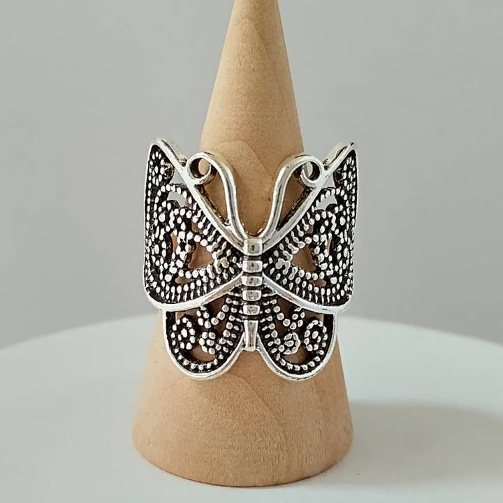 Schmetterlingsring, Naturring für den Großhandel von Piccadilly Pendants