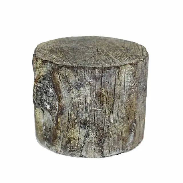 Vagabond Vintage – wholesale Decorative tabletop object – Cement Tree Trunk - Short1
