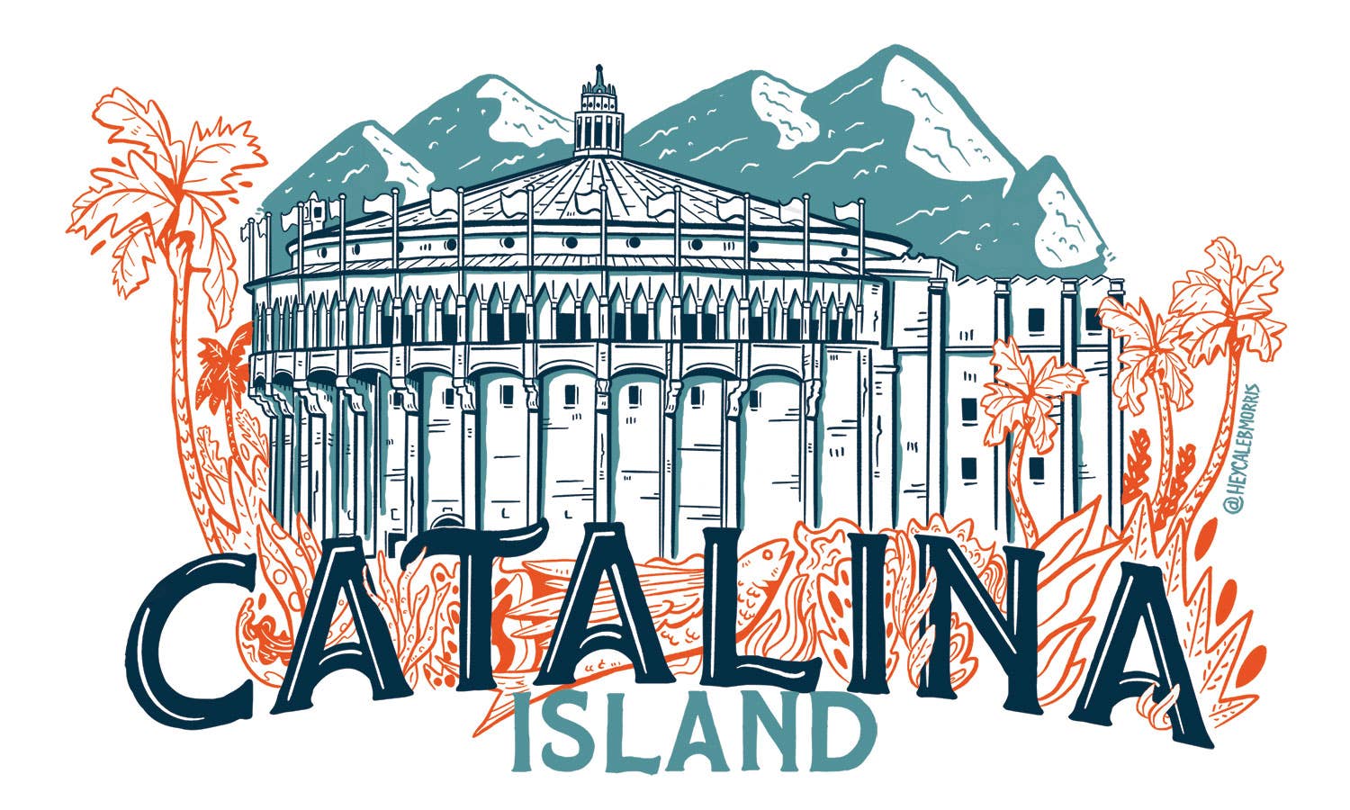 Welcome To the Neighborhoods – wholesale Klistermärke – Catalina Island Klistermärke0