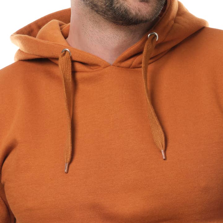 BEIGE Herre beige fleece hættetrøje for engroshandel på Faire