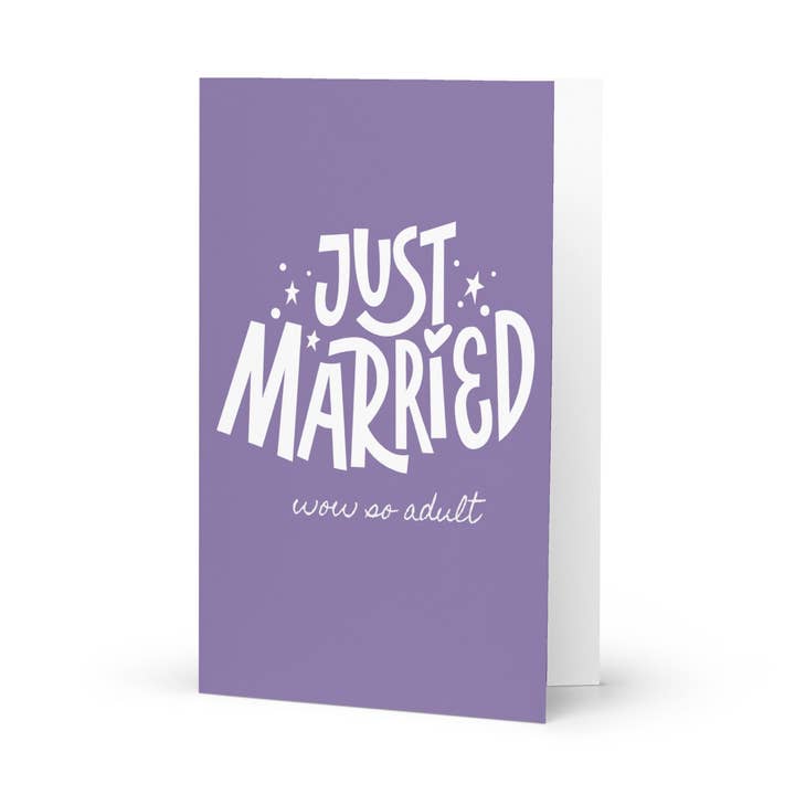 Just Married Wow So Adult for wholesale by Wishbrush