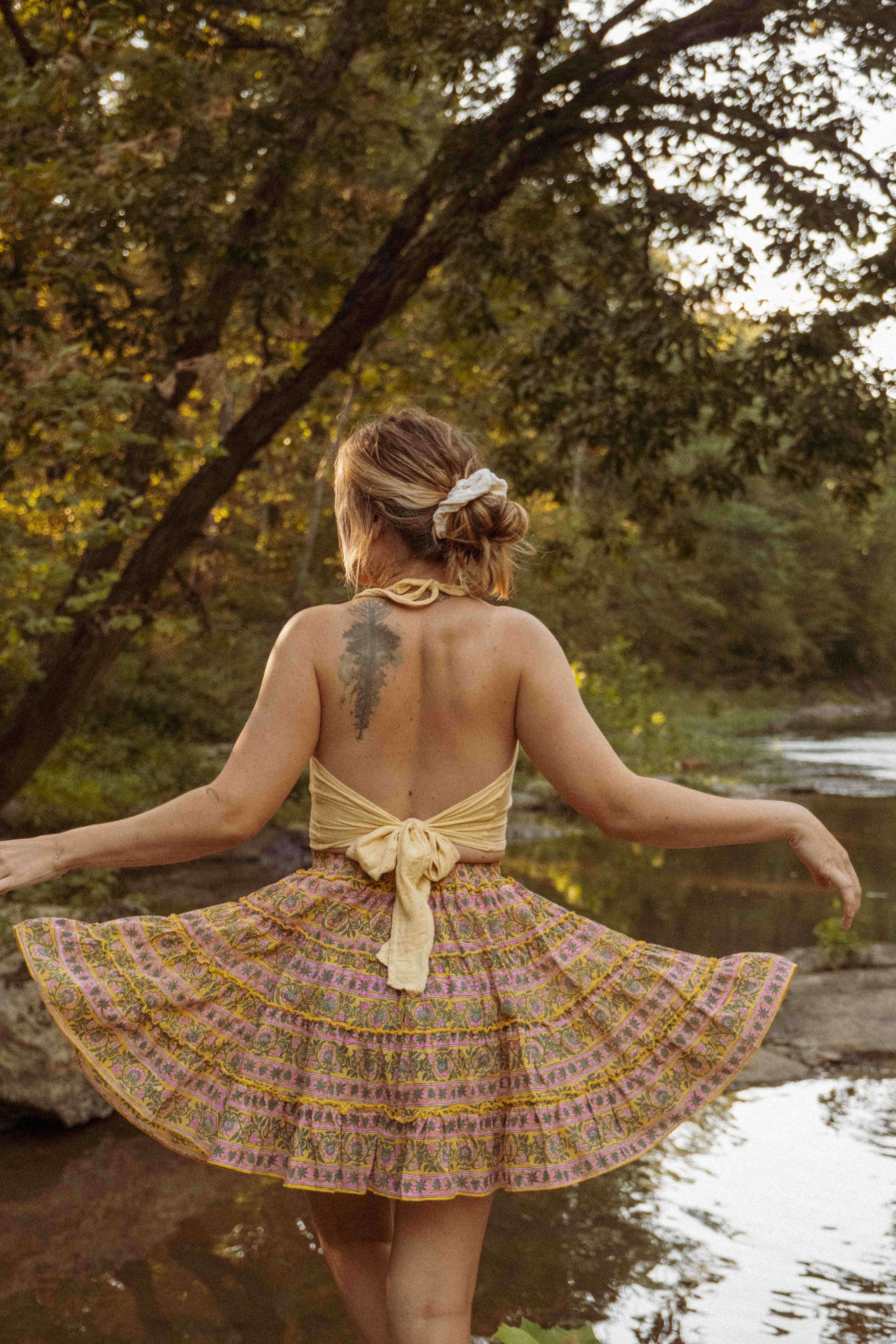 Gardenbelle Shop - Vente Brassière – femme - Soutien-gorge en coton biologique et bambou, haut de soutien-gorge confortable à nouer dans le dos.3