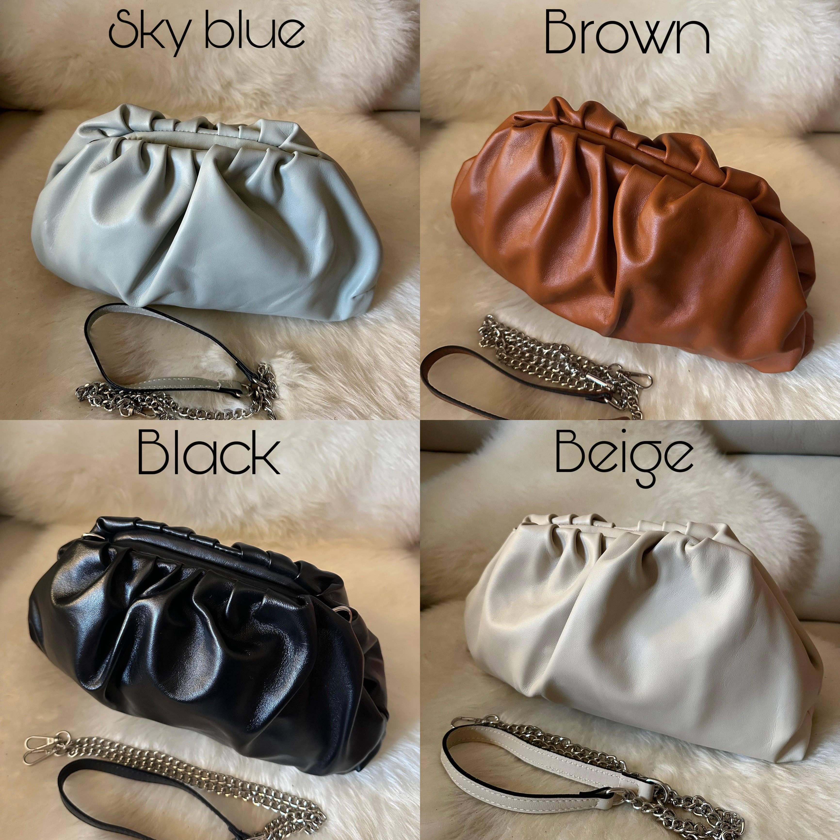 Zhade - Wholesale Clutch Bag - Women's - LARGE POUCH NAPPA - genuine leather3