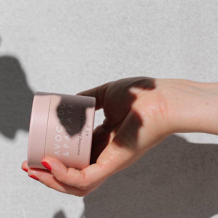 AYU Organics - Wholesale Skincare Face Mask - Avocado & Papaya brightening face mask powder1