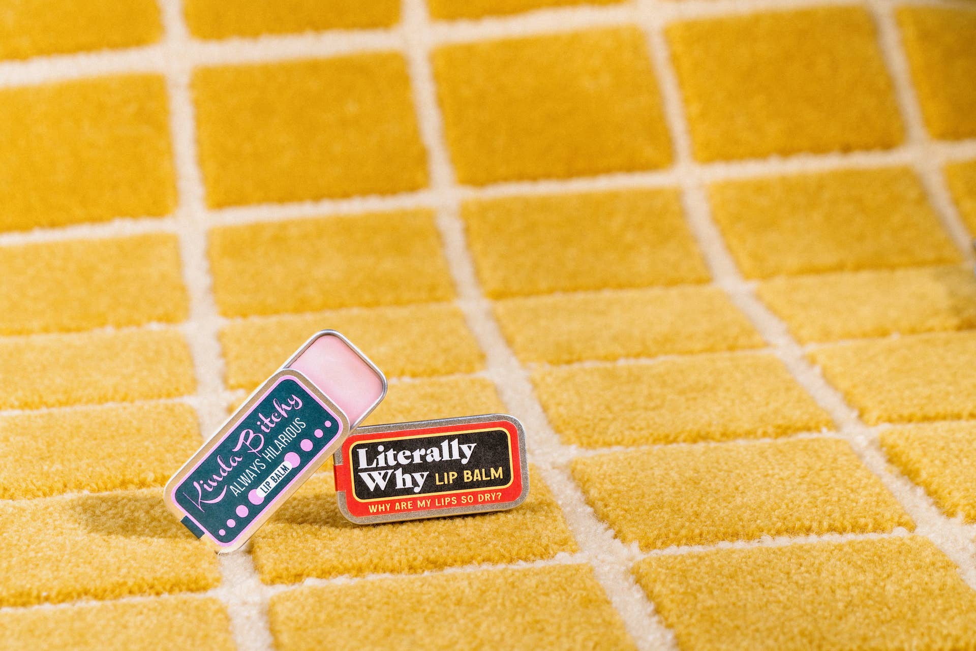 Whiskey River Soap Co. – wholesale Lip Balm – Bougie Bitch Lip Balm | Funny Old School Tin4