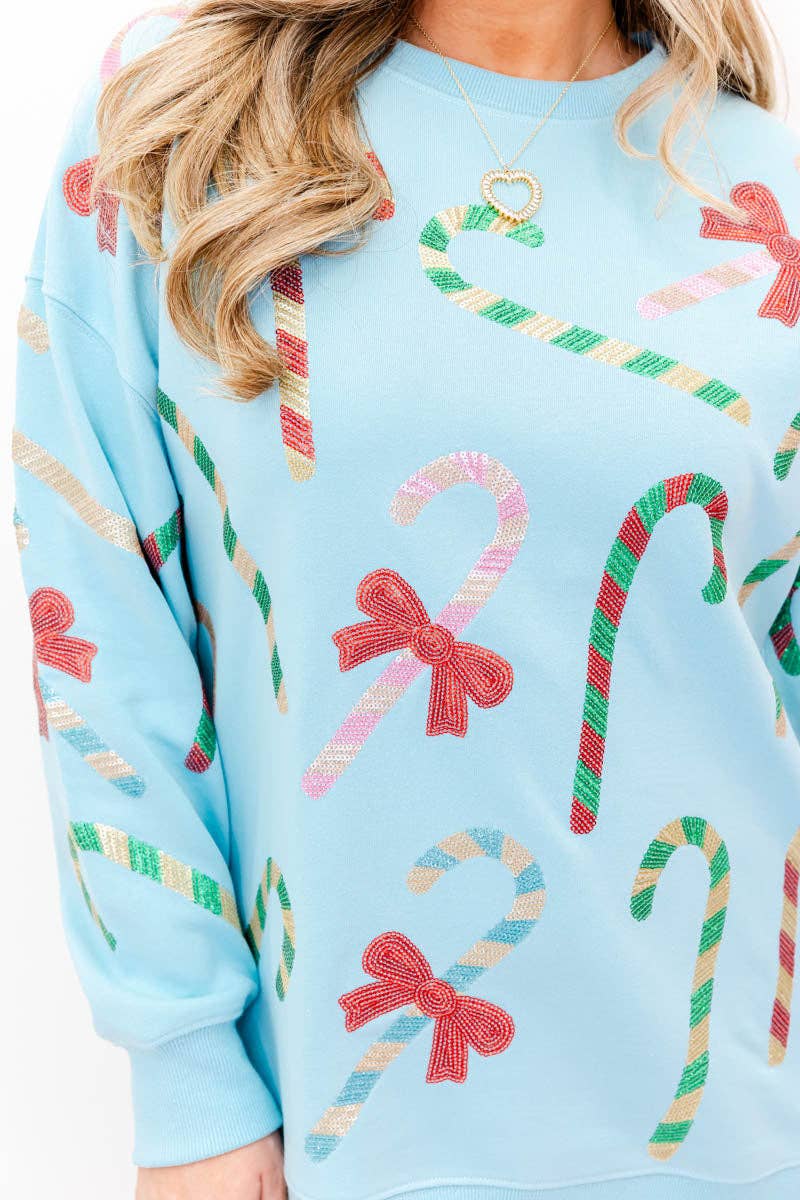 Whiskey Darling - Wholesale Sweatshirt - Women's - Merry Mint Sparkle Sweatshirt10