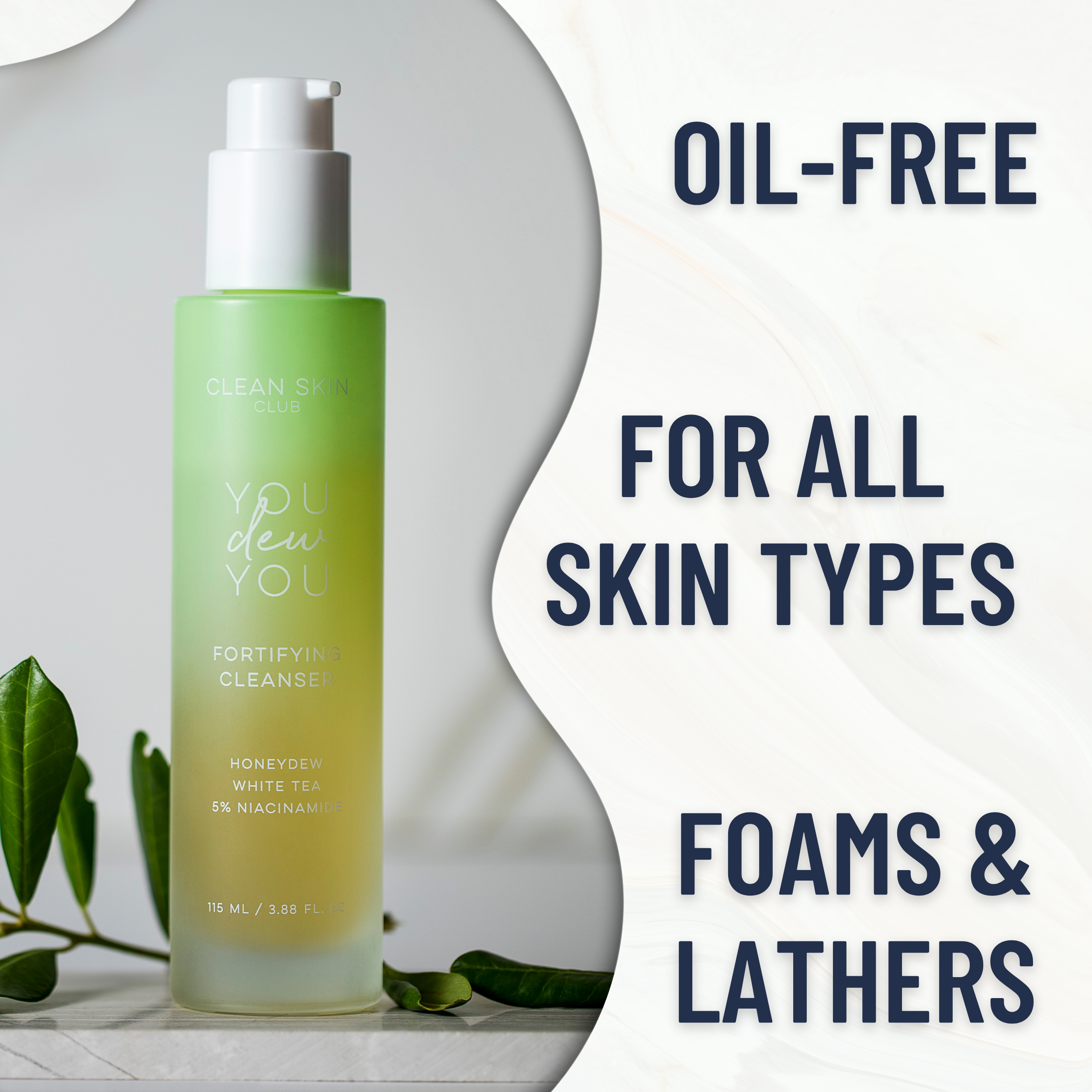 Clean Skin Club - Wholesale Facial Cleanser - You Dew You Fortifying Cleanser3