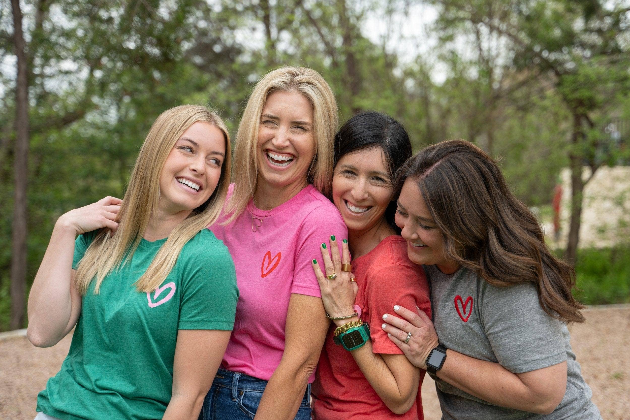 House of Shan, INC - Wholesale Screen Printed T-Shirt - Women's - Women's Imperfect Heart Tee2