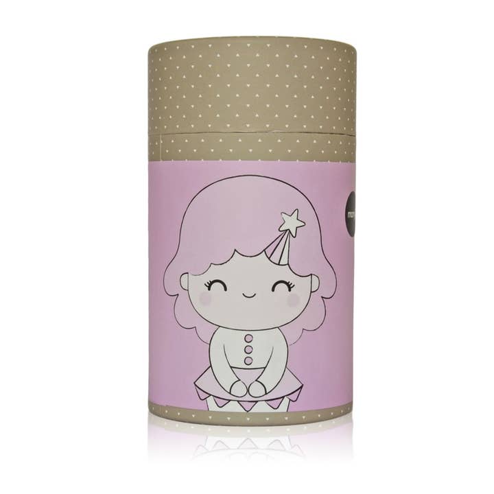 Momiji - Wholesale Decorative Figurine - Momiji Message Doll - Birthday Girl Lavender