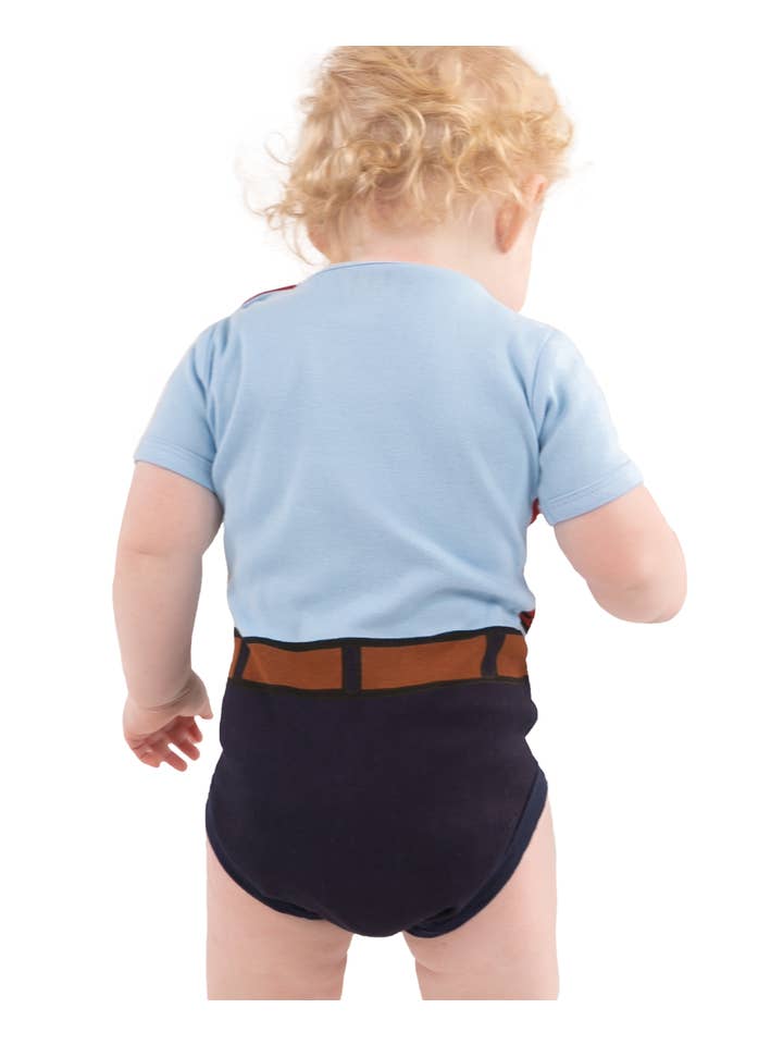 Lazy One - Wholesale Bodysuit (Non-Footed) - Baby - Cowboy Infant Creeper3