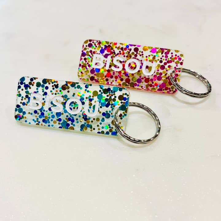 Plus de Love - Venta al por mayor Llavero - Unisex - BISOU Llavero con lentejuelas Más amor6